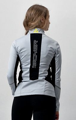 Превью Лыжная куртка Куртка лыжная FISCHER Softshell Light W Серый